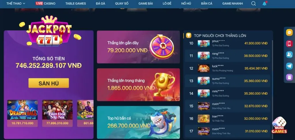 Các chương trình khuyến mãi hấp dẫn của casino